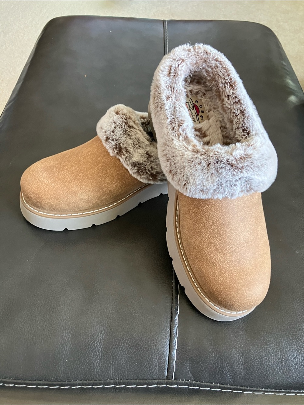 Skechers Bobs Keepsakes Lite Cozy Blend Clog Shoes Women's Size 10 - Picture 2 of 7